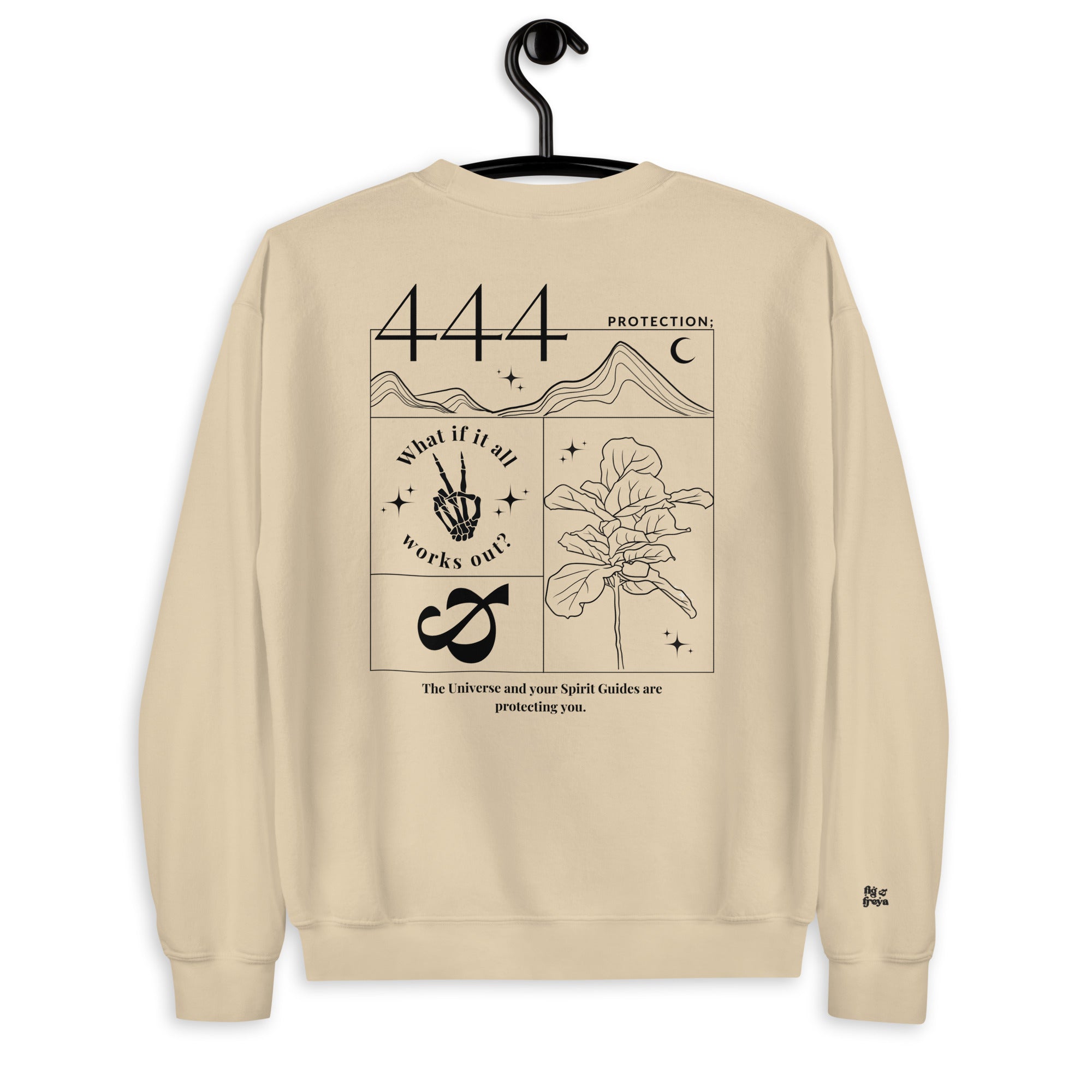 444; Crewneck | Angel Numbers by Fig & Freya