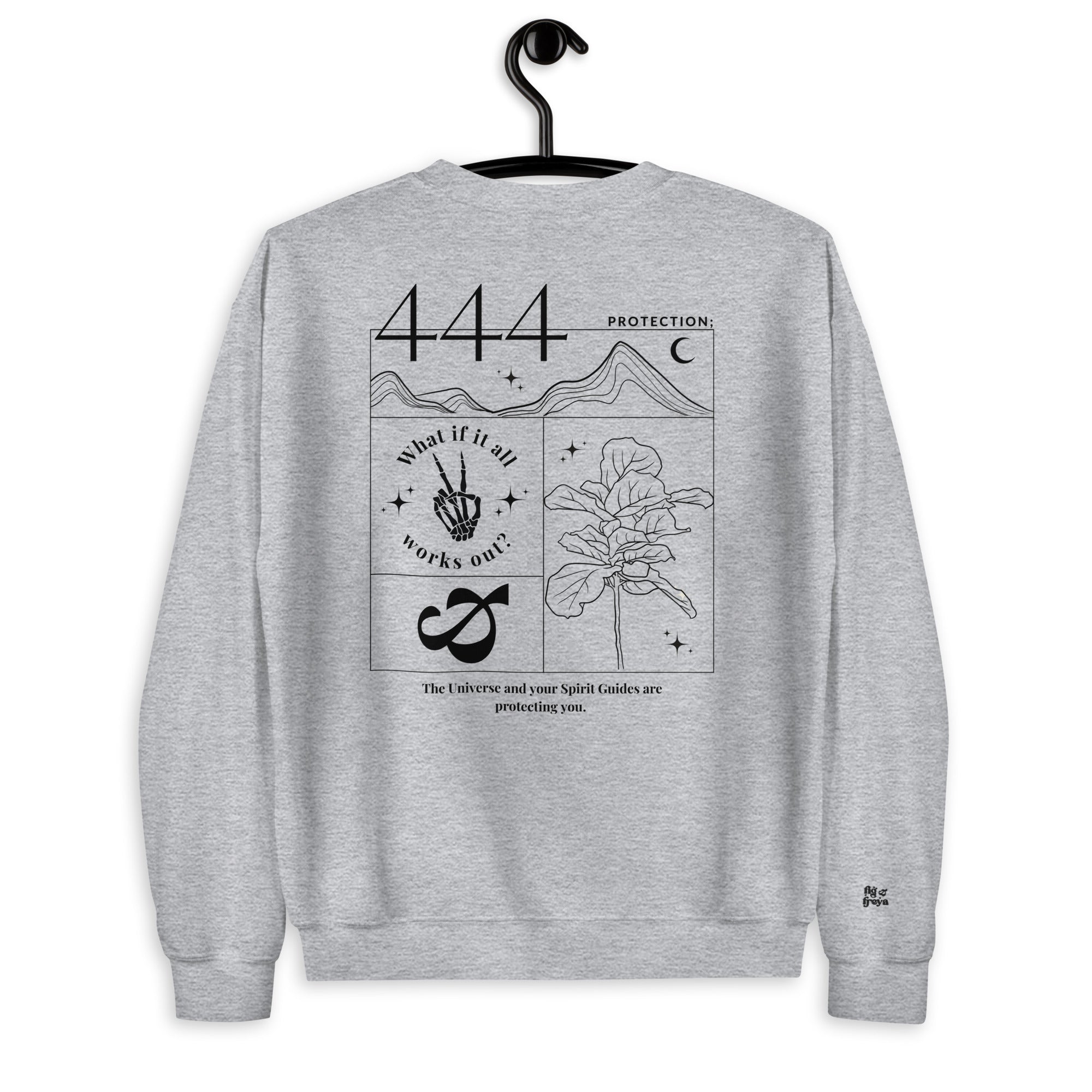 444; Crewneck | Angel Numbers by Fig & Freya