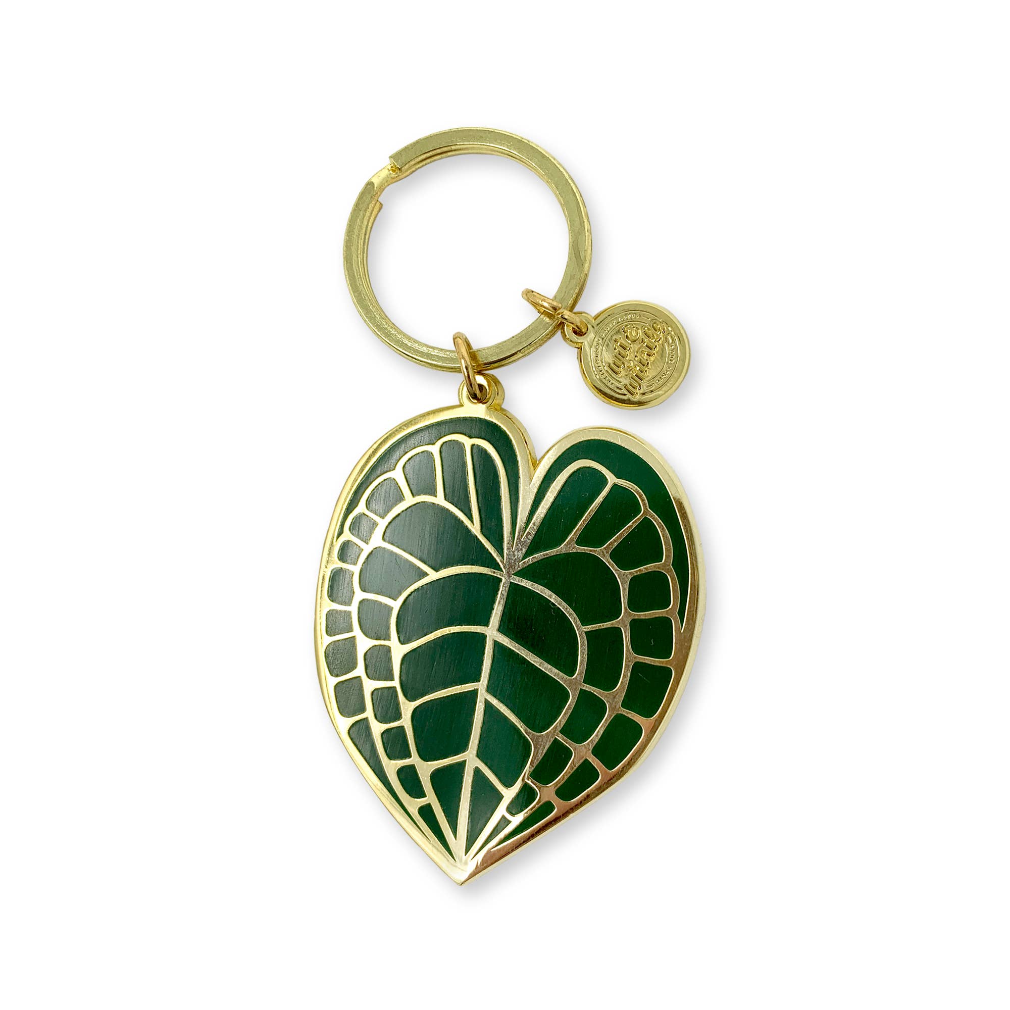 Anthurium Clarinervium keychain