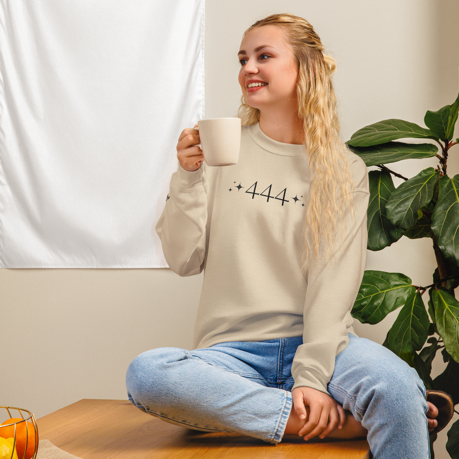 444; Crewneck | Angel Numbers by Fig & Freya
