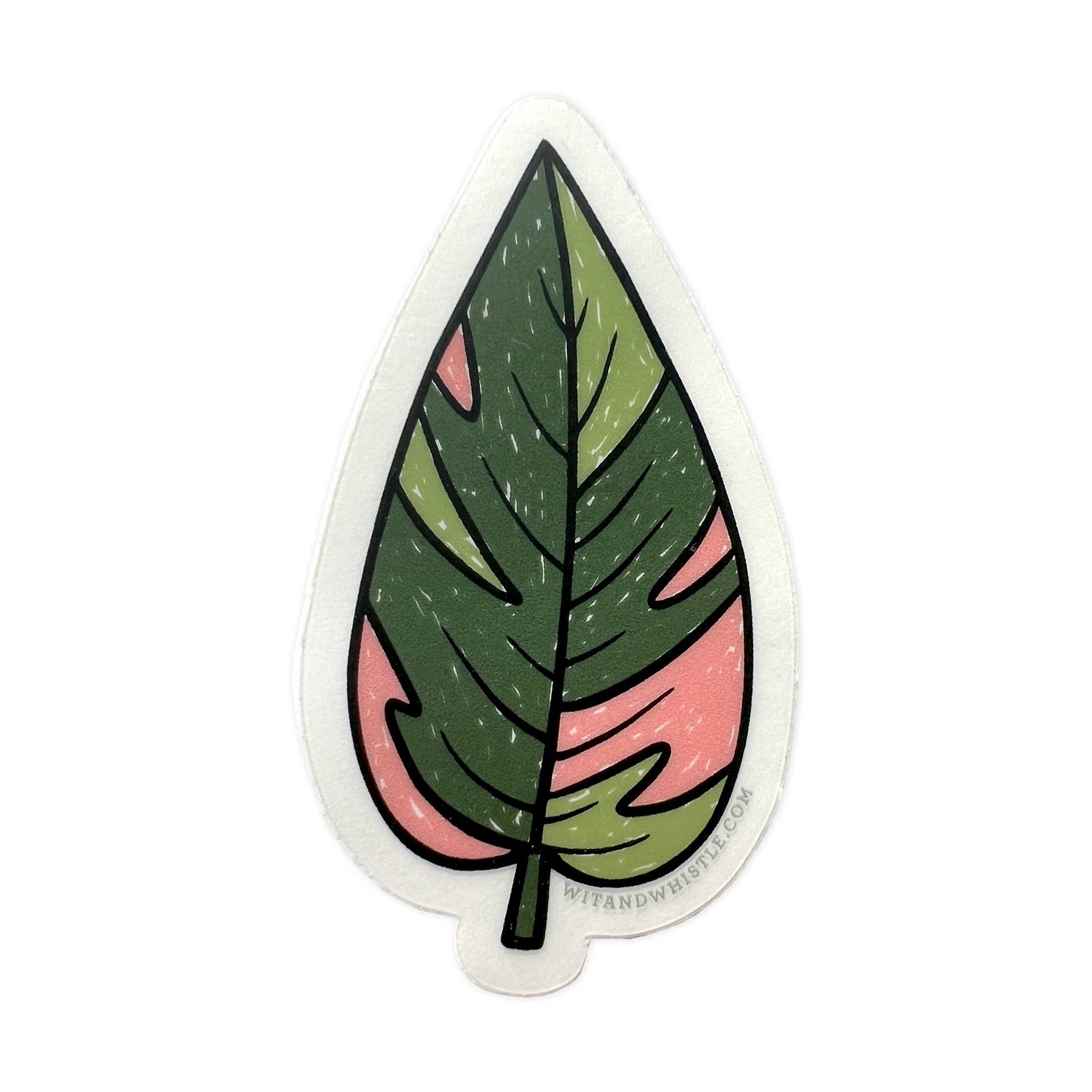 Sticker - Pink Princess Philodendron
