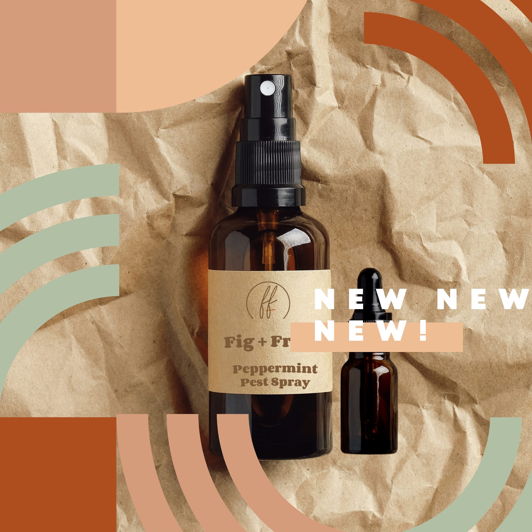 Fig + Freya Organic Peppermint Pest Spray